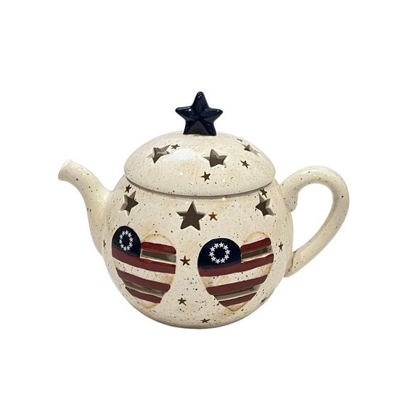 Vintage Home Interiors Candle Cover Teapot - Picture 1 of 8